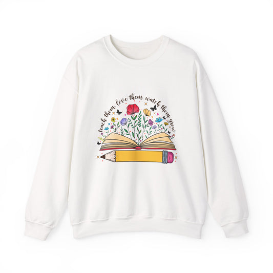 "If you love them, teach them" — Crewneck Sweatshirt