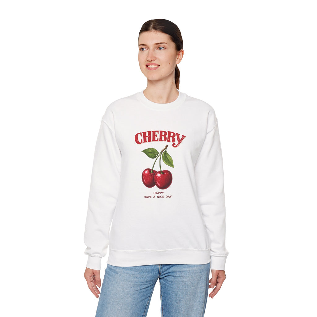 Cherry Graphic Women Sweatshirt.