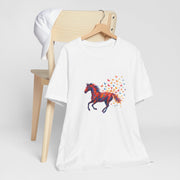 Equestrian Dream Unisex Tee, Horse Lover Gift, Art Tee, Animal Illustration Shirt, Nature Vibe Apparel