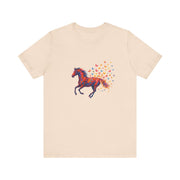 Equestrian Dream Unisex Tee, Horse Lover Gift, Art Tee, Animal Illustration Shirt, Nature Vibe Apparel