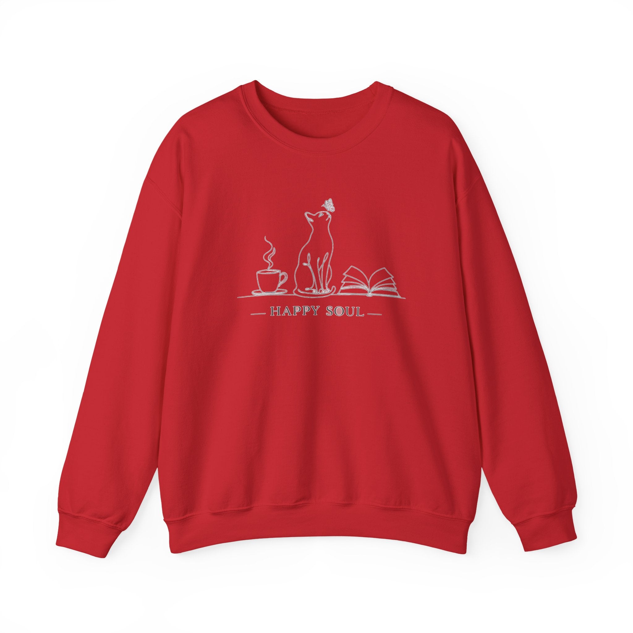 Happy Soul Crewneck Women Sweatshirt.