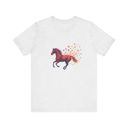 Equestrian Dream Unisex Tee, Horse Lover Gift, Art Tee, Animal Illustration Shirt, Nature Vibe Apparel
