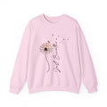 Crewneck Sweatshirt - Dandelion "Just Breathe" Floral Graphic