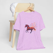 Equestrian Dream Unisex Tee, Horse Lover Gift, Art Tee, Animal Illustration Shirt, Nature Vibe Apparel