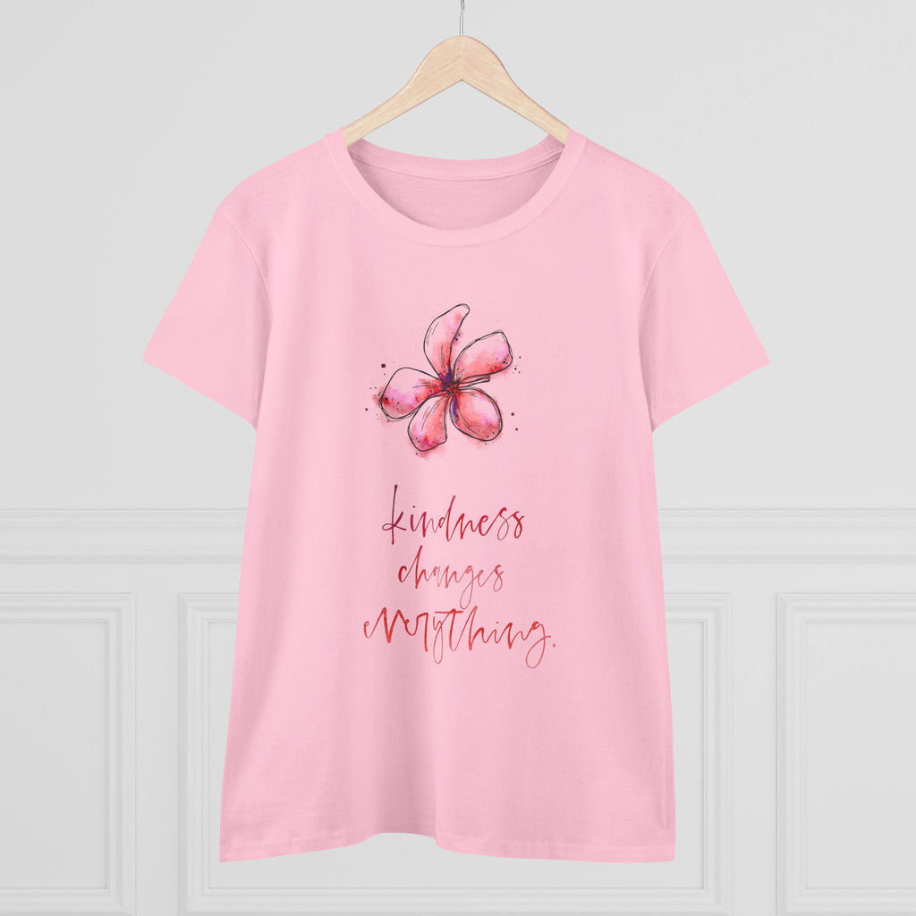 Kindness Changes Everything Floral  Women T-Shirt
