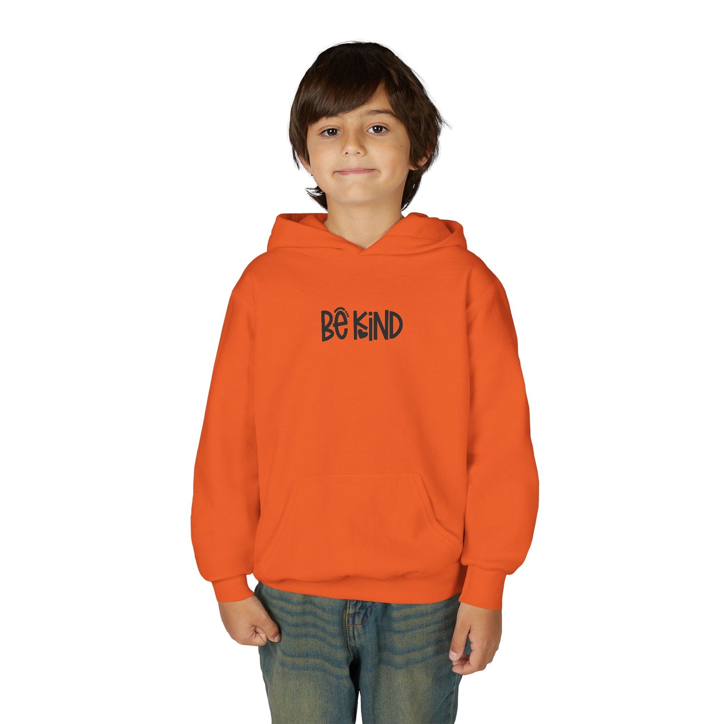 Be Kind Youth Hoodie — Positive Message Kids Sweatshirt