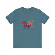 Equestrian Dream Unisex Tee, Horse Lover Gift, Art Tee, Animal Illustration Shirt, Nature Vibe Apparel