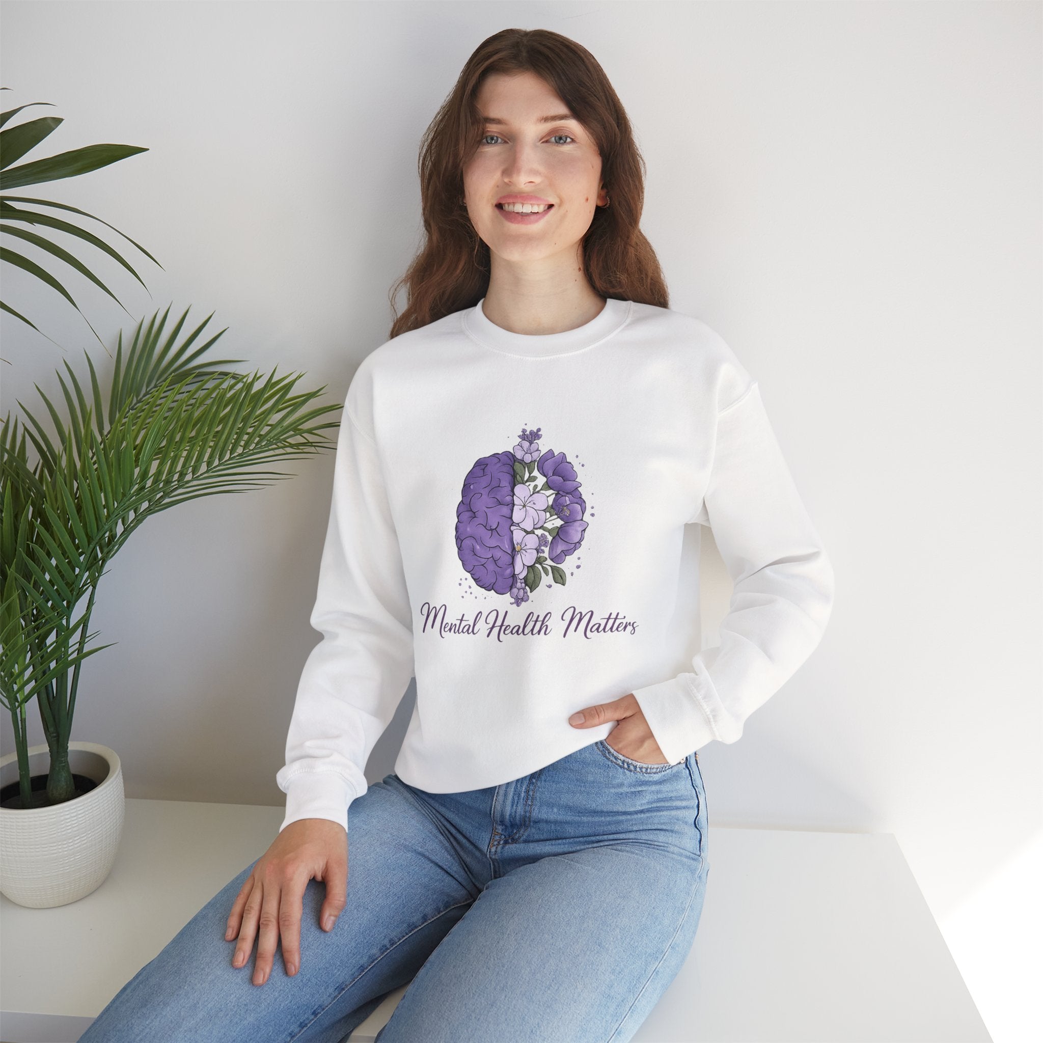 'Mental Health Matters' Women Sweatshirt.