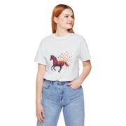 Equestrian Dream Unisex Tee, Horse Lover Gift, Art Tee, Animal Illustration Shirt, Nature Vibe Apparel