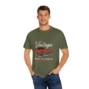 Vintage Car T-Shirt | Unisex Garment-Dyed Tee for Car Lovers, Retro Style Shirt, Cool Graphic Tee, Birthday Gift, Casual Wear