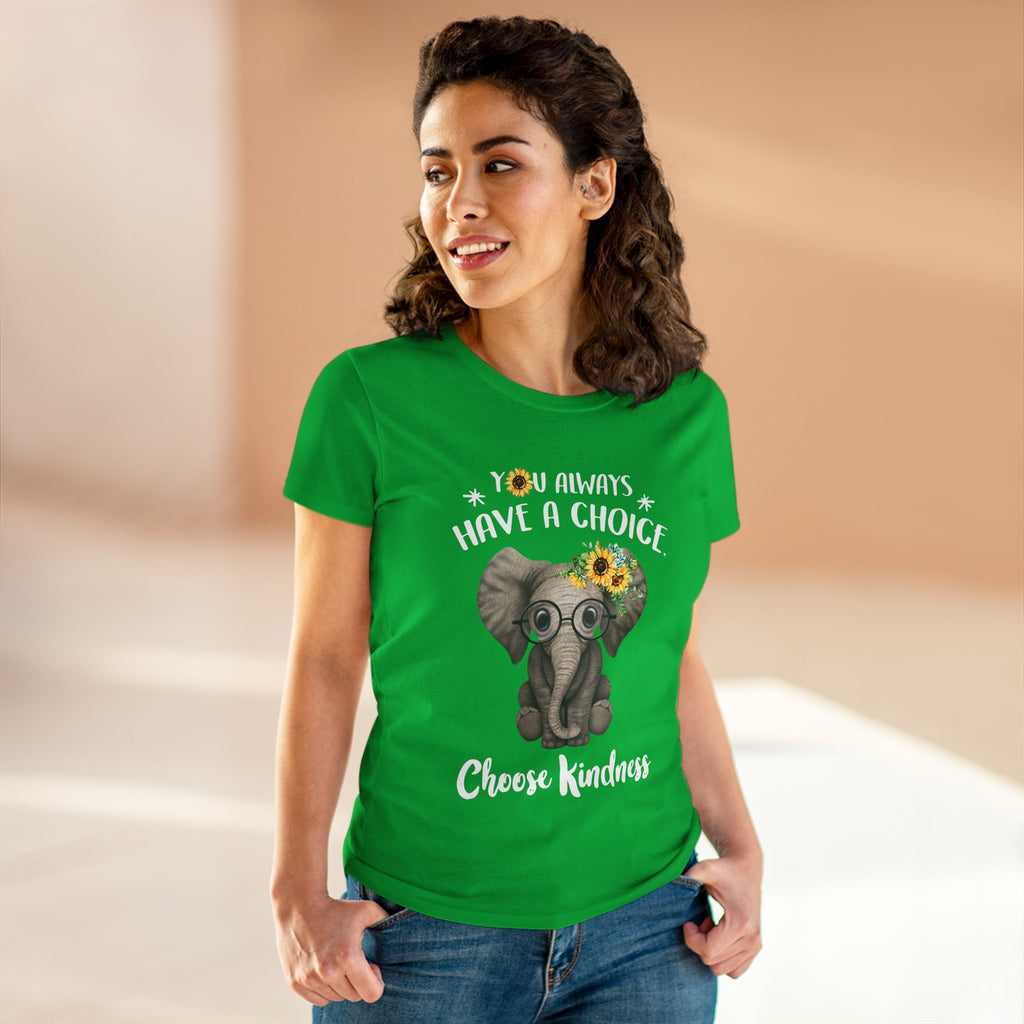 Choose Kindness Elephant Women T-Shirt