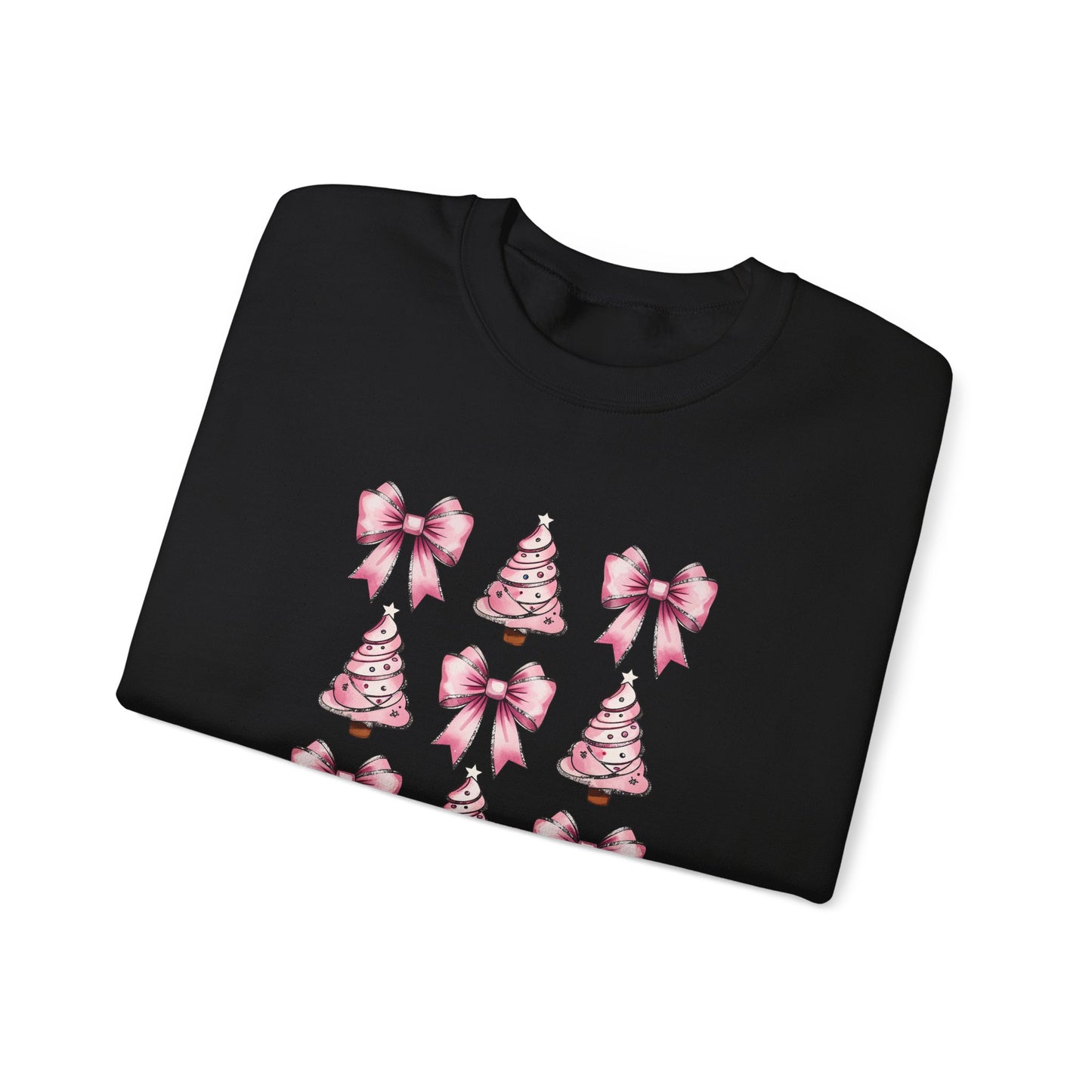 Pink Ribbon & Cupcake Crewneck Sweatshirt