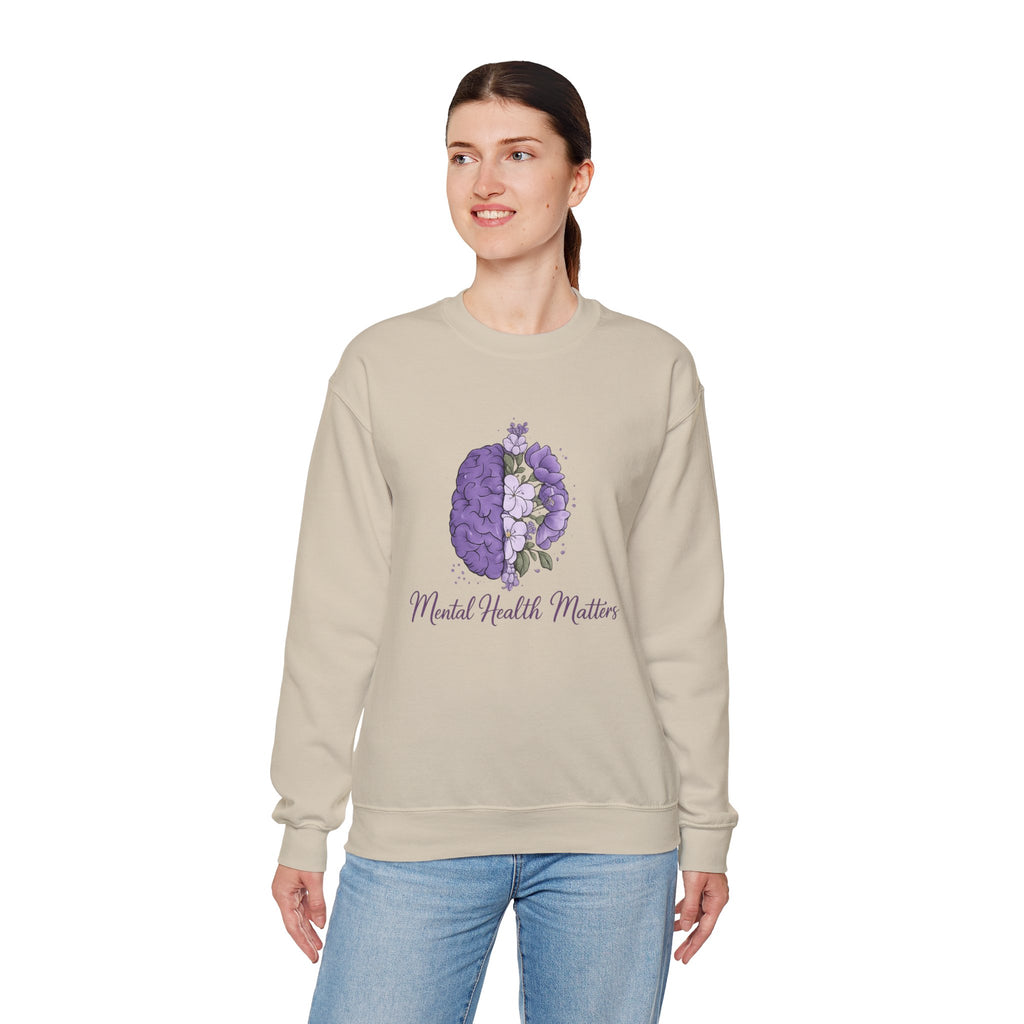'Mental Health Matters' Women Sweatshirt.
