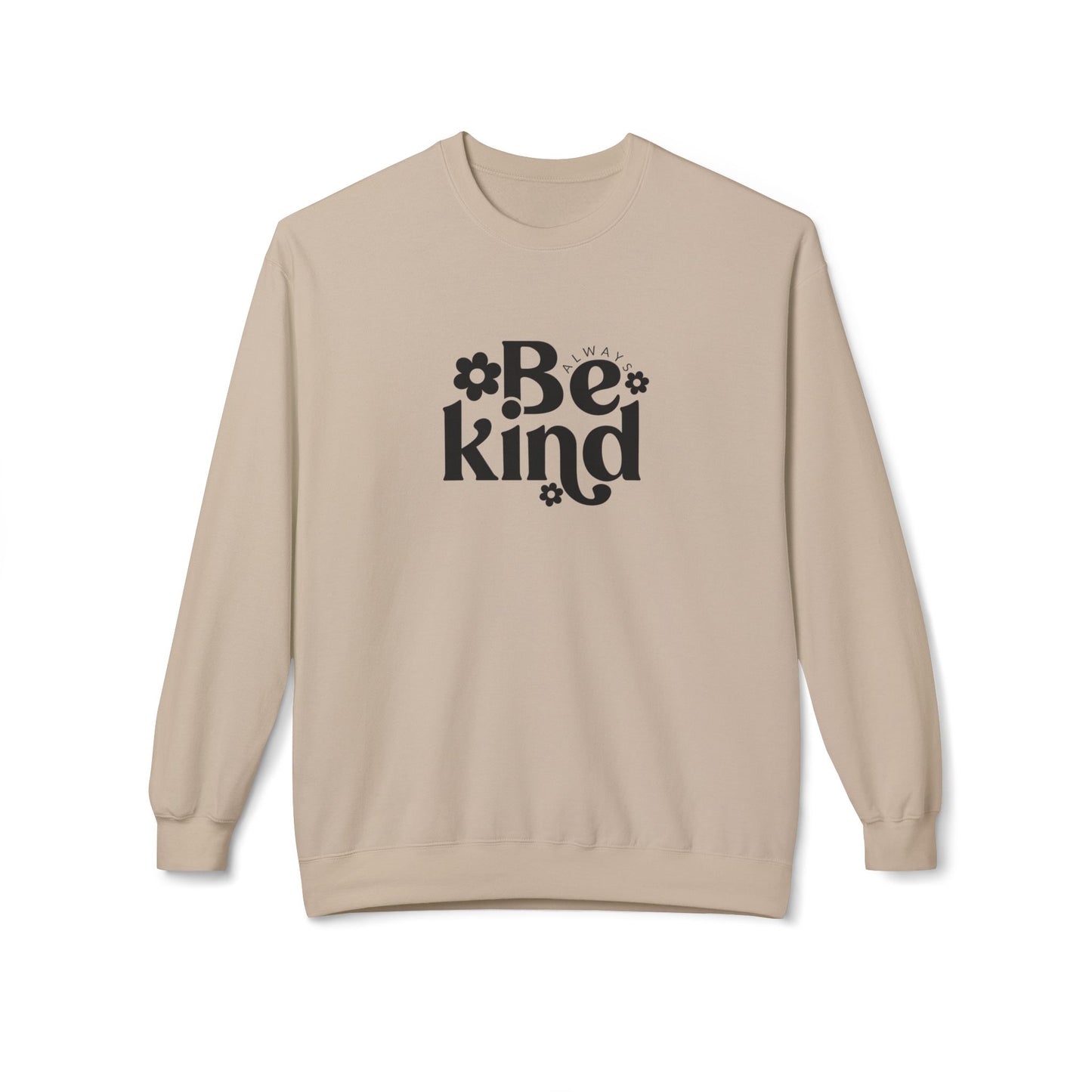 Be Kind Floral Crewneck Unisex Sweatshirt