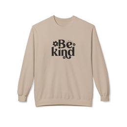 Be Kind Floral Crewneck Unisex Sweatshirt