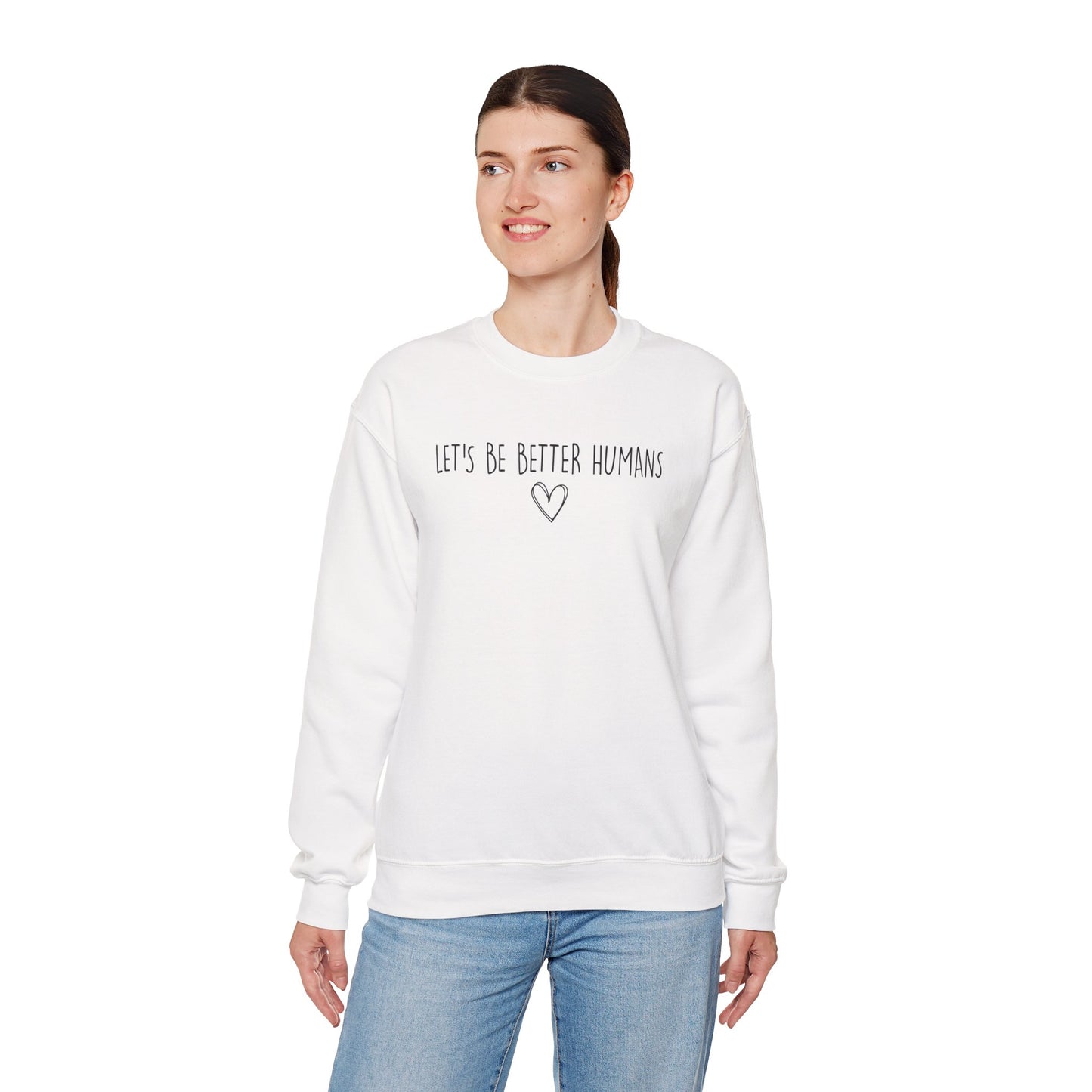 Crewneck Heart Graphic Sweatshirt