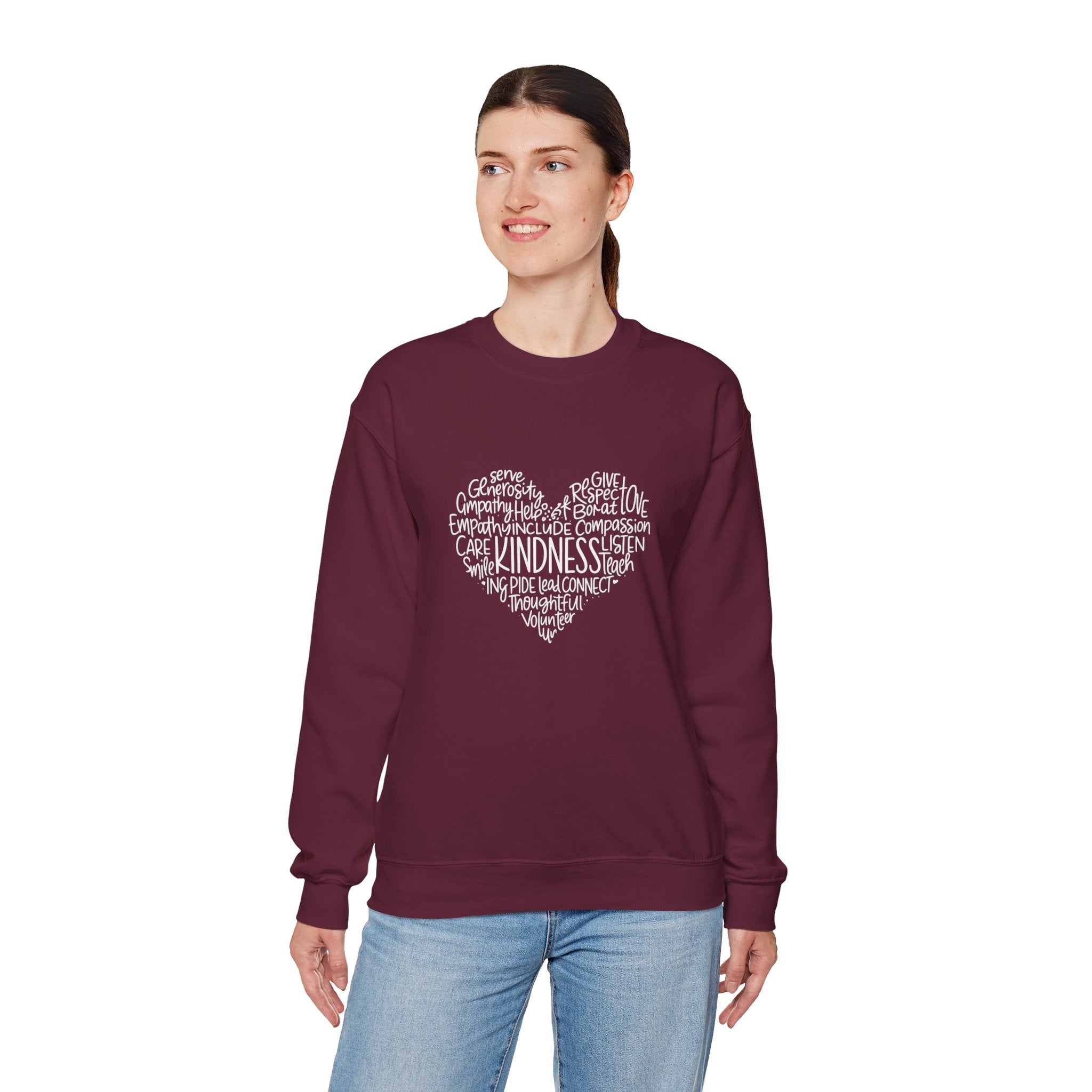 Kindness Heart Women Sweatshirt.
