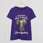 Choose Kindness Elephant Women T-Shirt