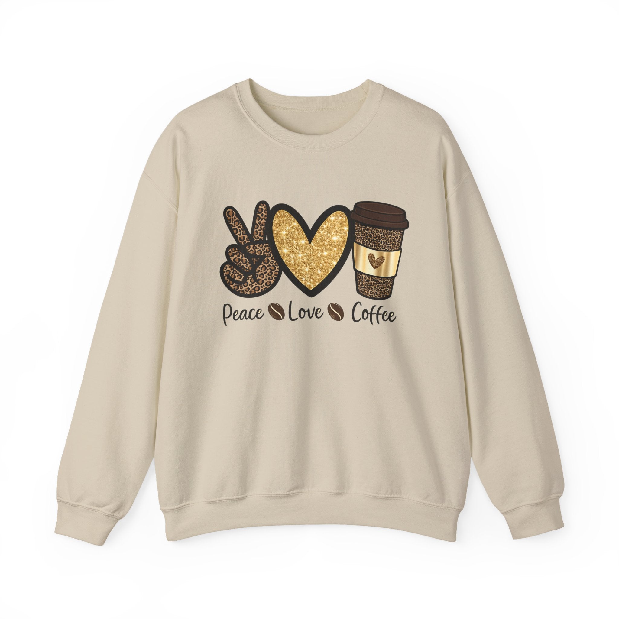 Peace, Love & Coffee — Women Sweatshirt
