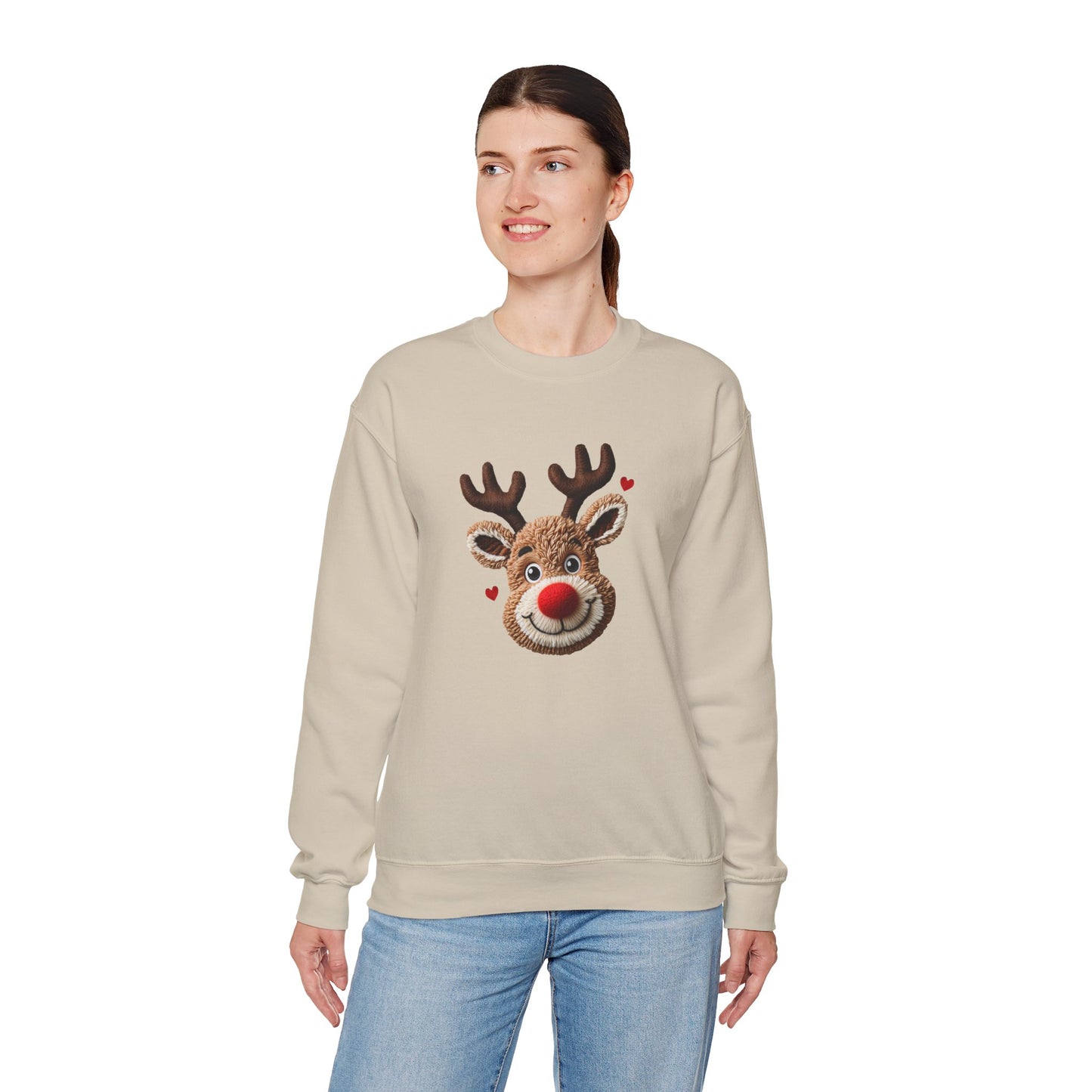 Cute Rudolph Reindeer Sweatshirt