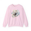 Soft Blue Poppy Design — Women Sweatshirt
