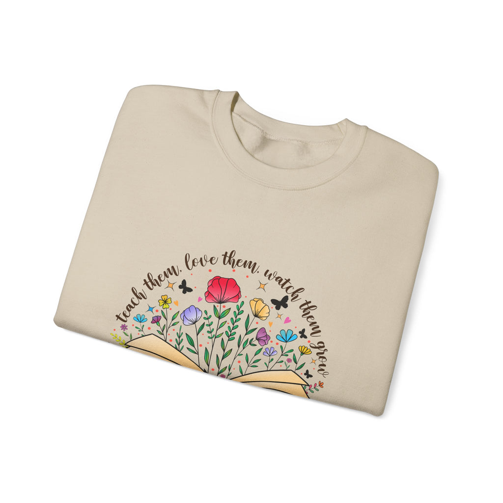 "If you love them, teach them" — Crewneck Sweatshirt