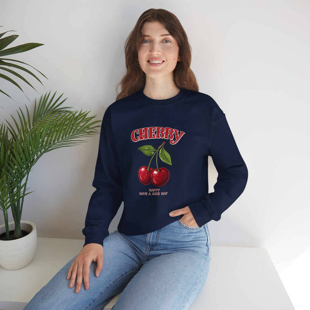 Cherry Graphic Women Sweatshirt.