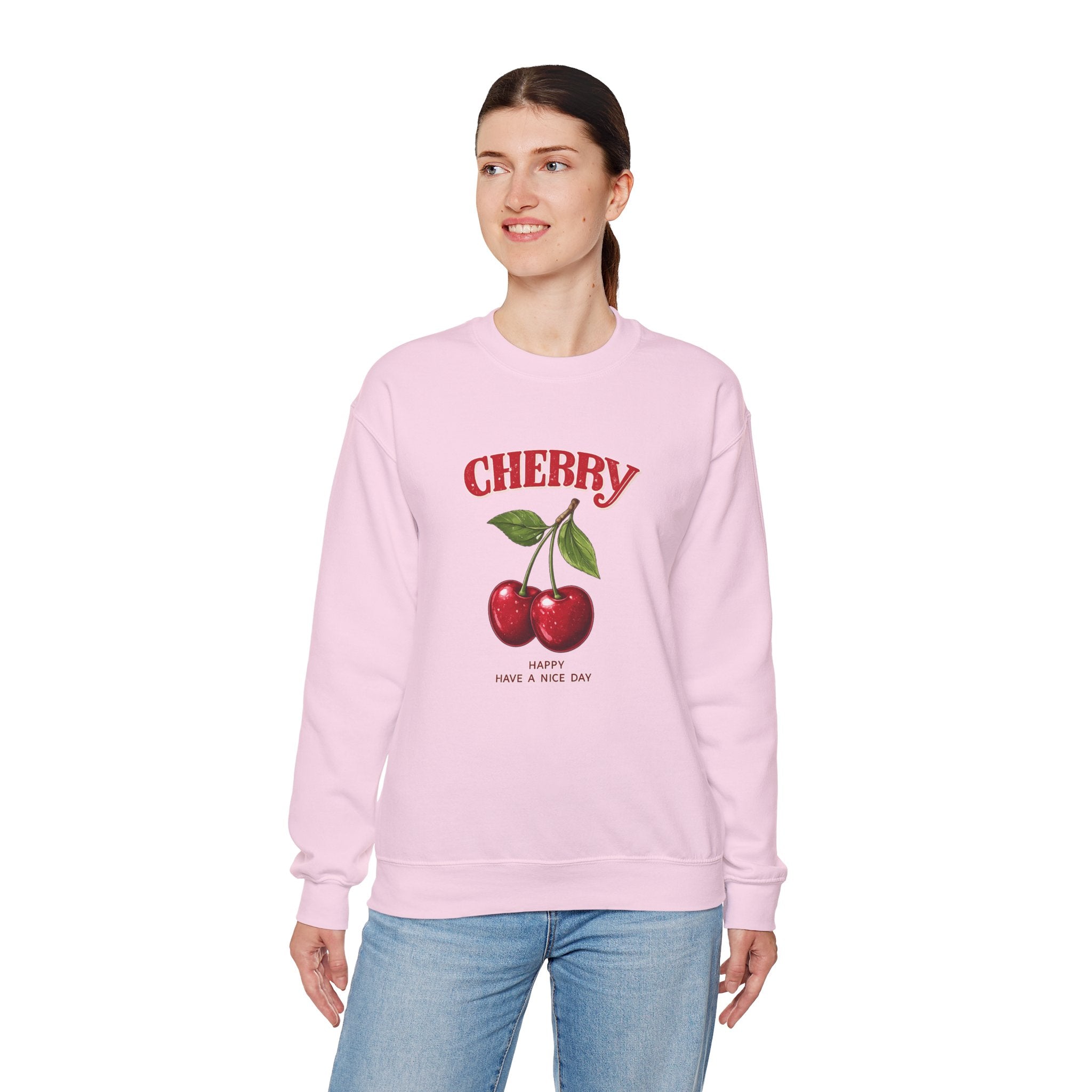 Cherry Graphic Women Sweatshirt.
