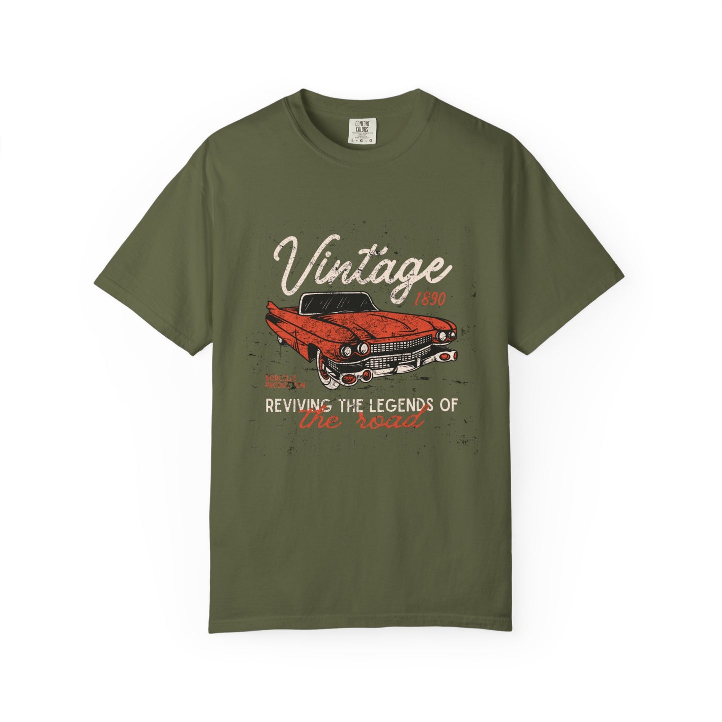 Vintage Car T-Shirt | Unisex Garment-Dyed Tee for Car Lovers