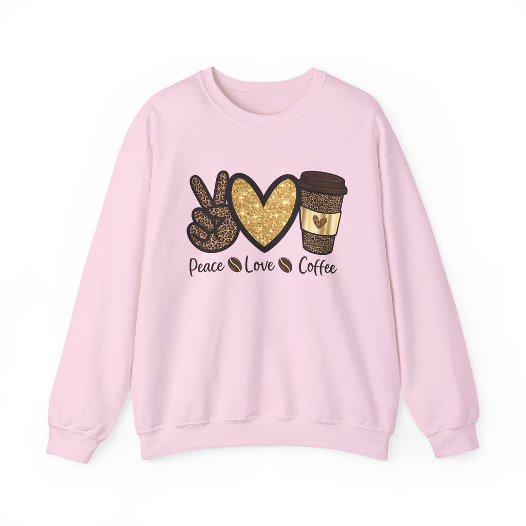 Peace, Love & Coffee — Women Sweatshirt