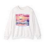 Sunset Ocean Crewneck Women Sweatshirt.