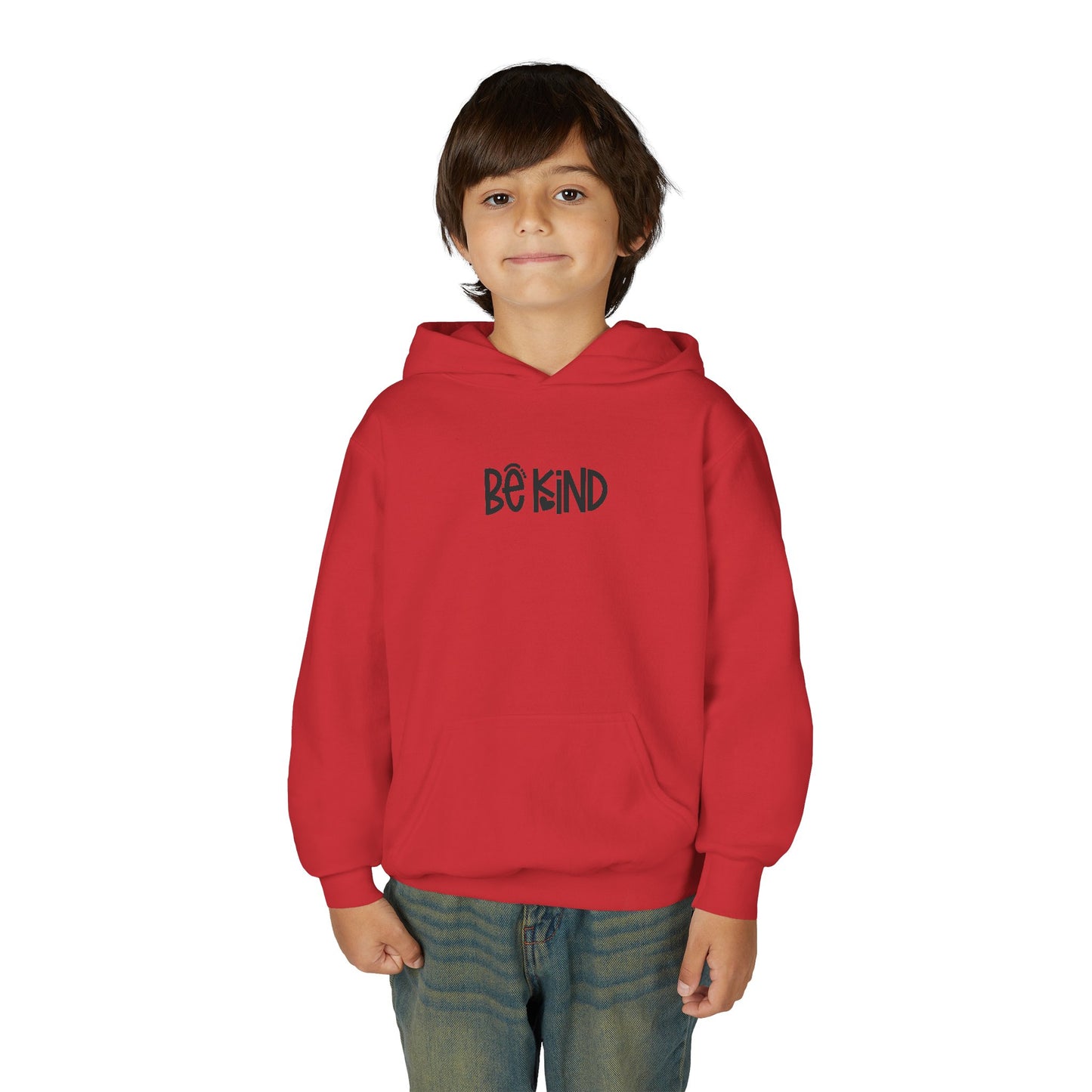 Be Kind Youth Hoodie — Positive Message Kids Sweatshirt