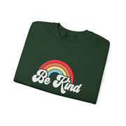 Be Kind Rainbow Crewneck Women Sweatshirt