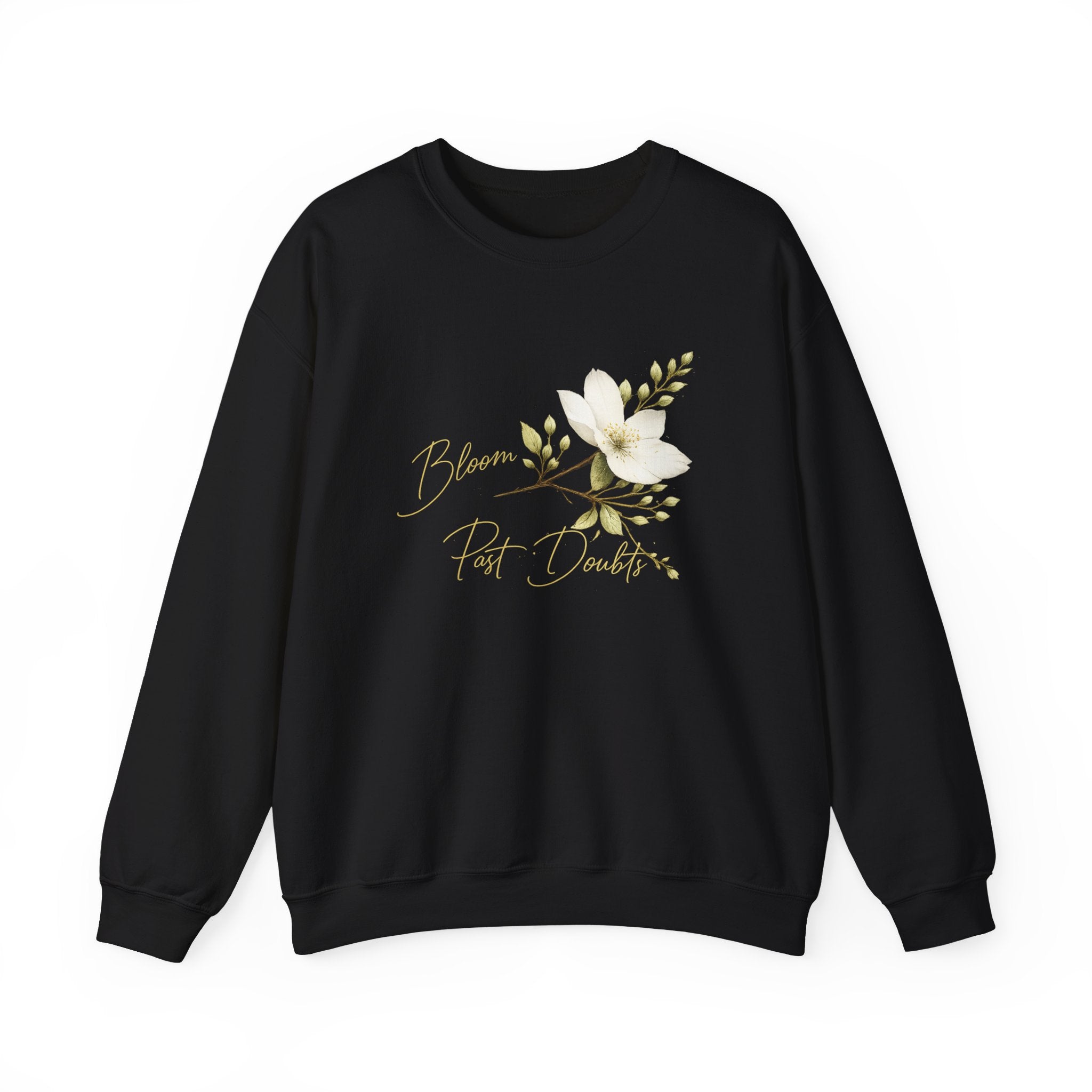 Floral 'Bloom Past Darkness' Crewneck Sweatshirt