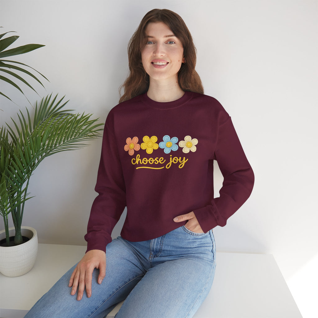 'Choose joy' Crewneck Sweatshirt.
