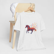 Equestrian Dream Unisex Tee, Horse Lover Gift, Art Tee, Animal Illustration Shirt, Nature Vibe Apparel