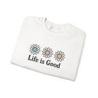 Life Is Good Daisy Crewneck Sweatshirt