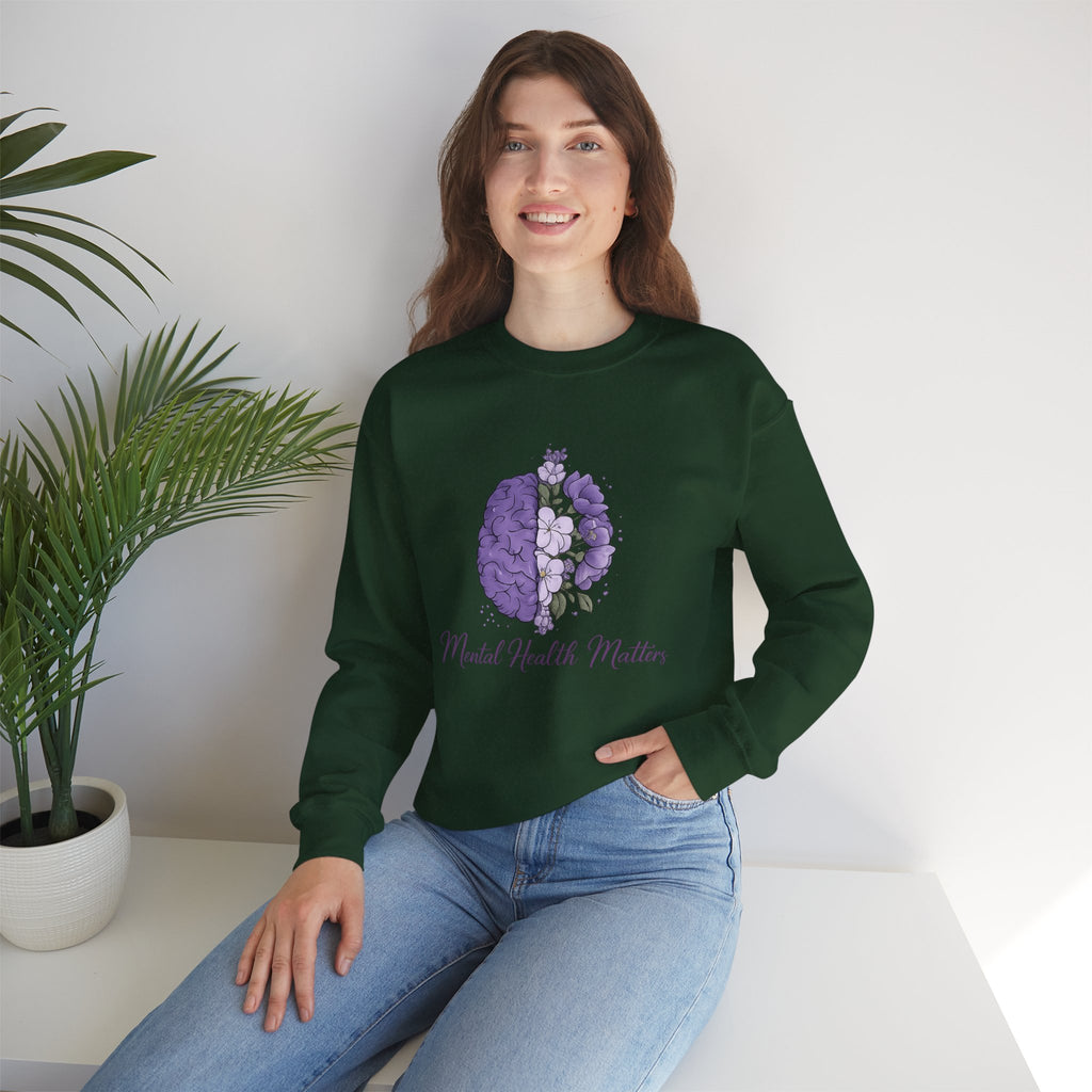 'Mental Health Matters' Women Sweatshirt.