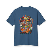 Bold Graphic Tee with Japanese Tiger Design, Unisex Cotton Shirt, Streetwear, Casual Outfit, Gift for Anime Fans, Unique Gift Idea