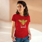 Yellow Bee Graphic Cotton Women T‑Shirt