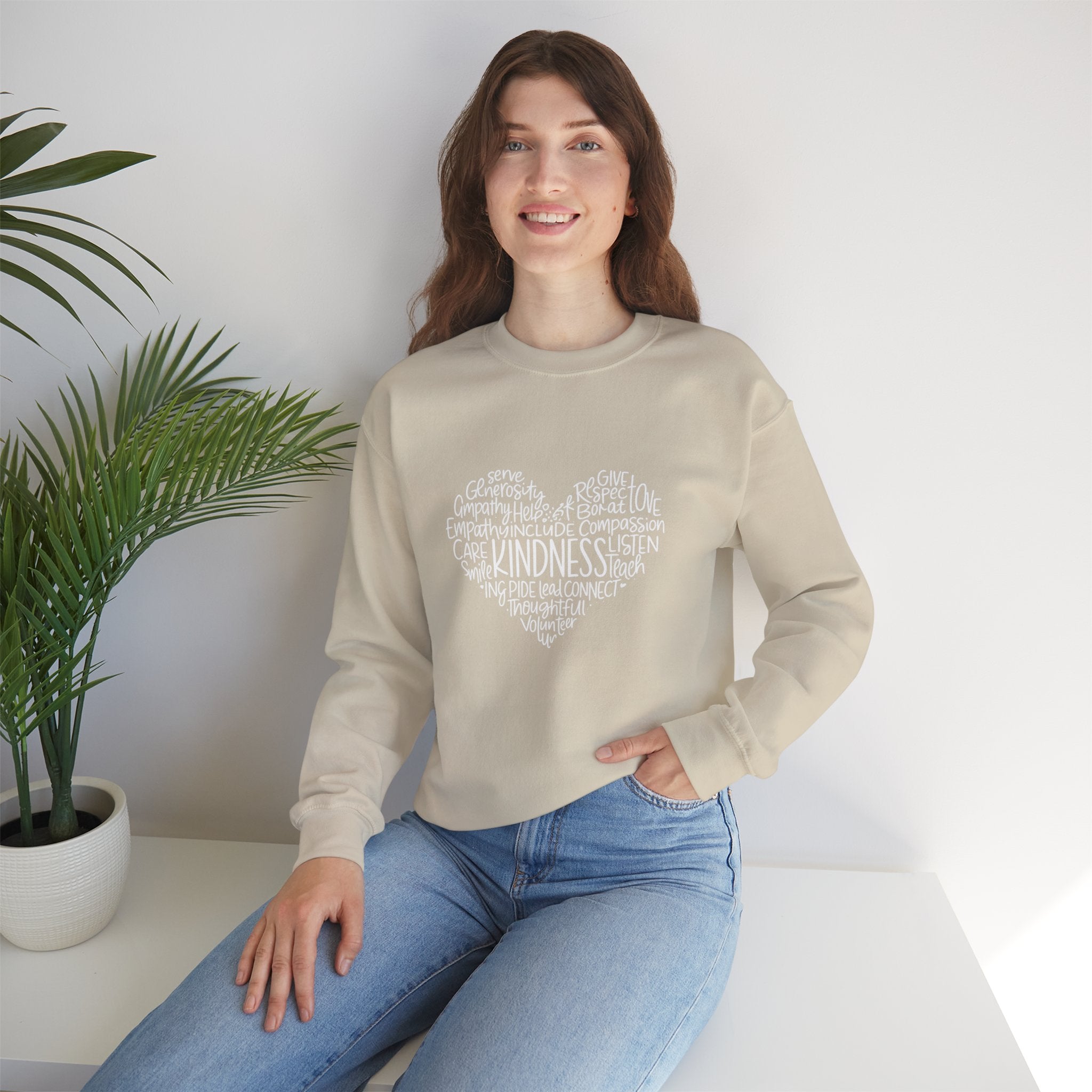 Kindness Heart Women Sweatshirt.