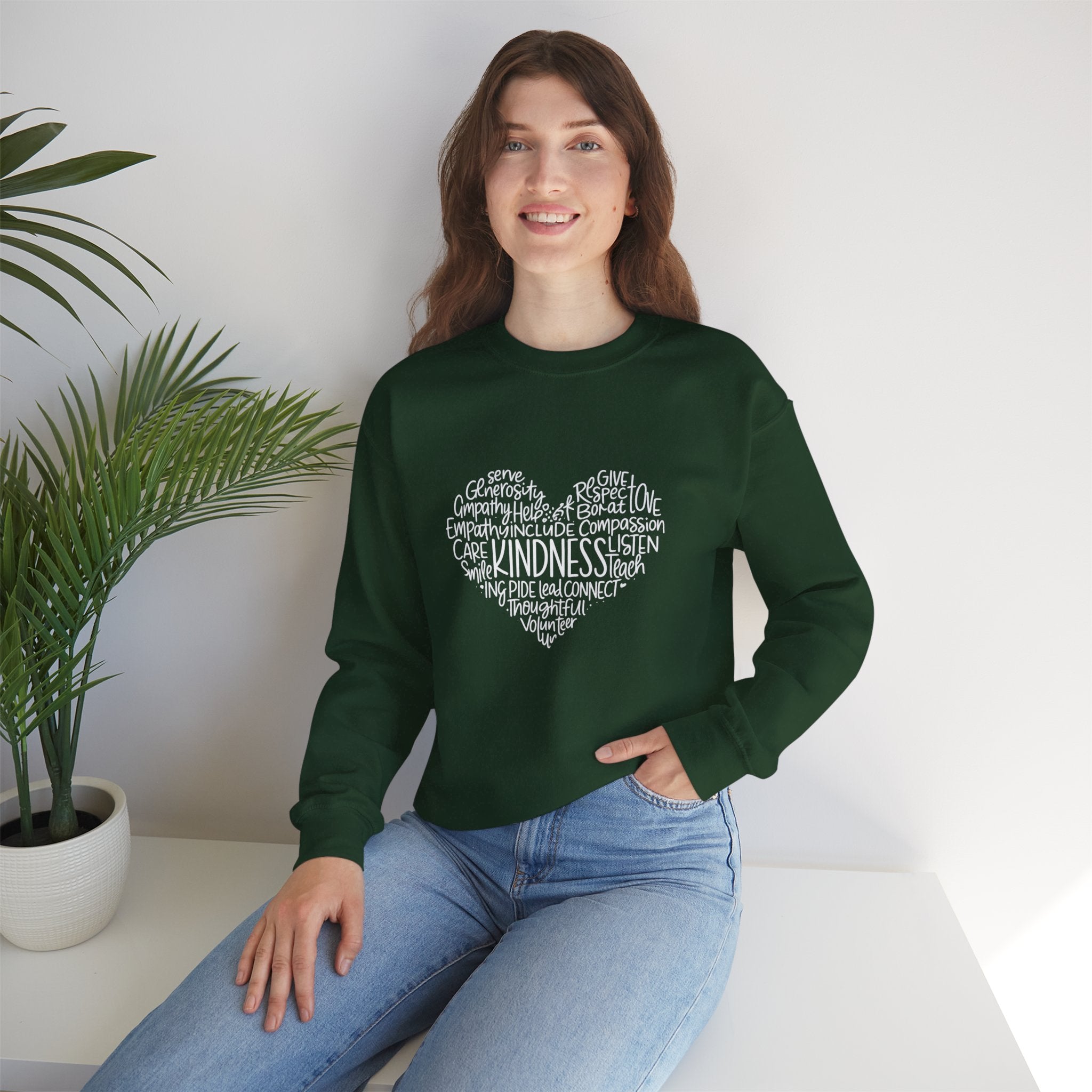 Kindness Heart Women Sweatshirt.