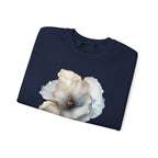 Soft Blue Poppy Design — Women Sweatshirt
