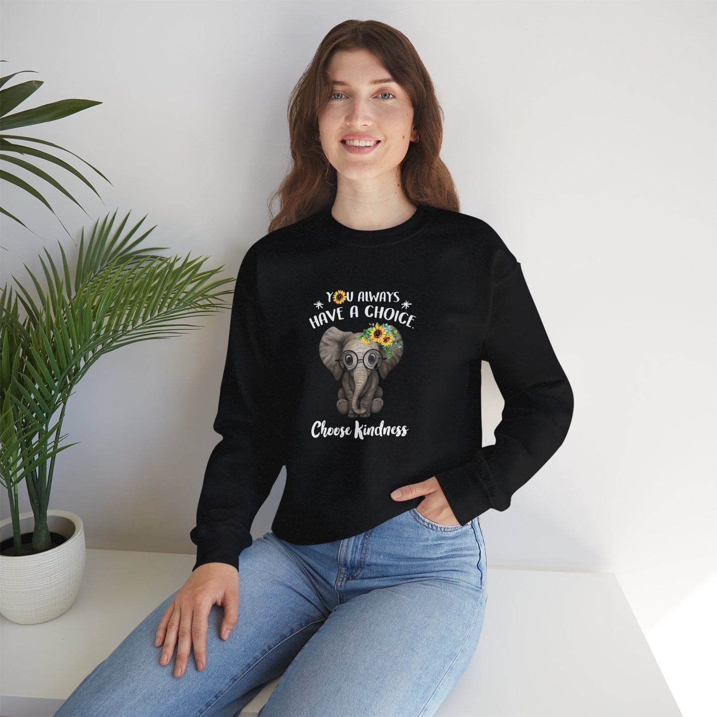 Elephant Crewneck Sweatshirt