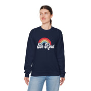 Be Kind Rainbow Crewneck Women Sweatshirt