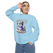 Believe in the Magic Snowman Unisex Sweatshirt