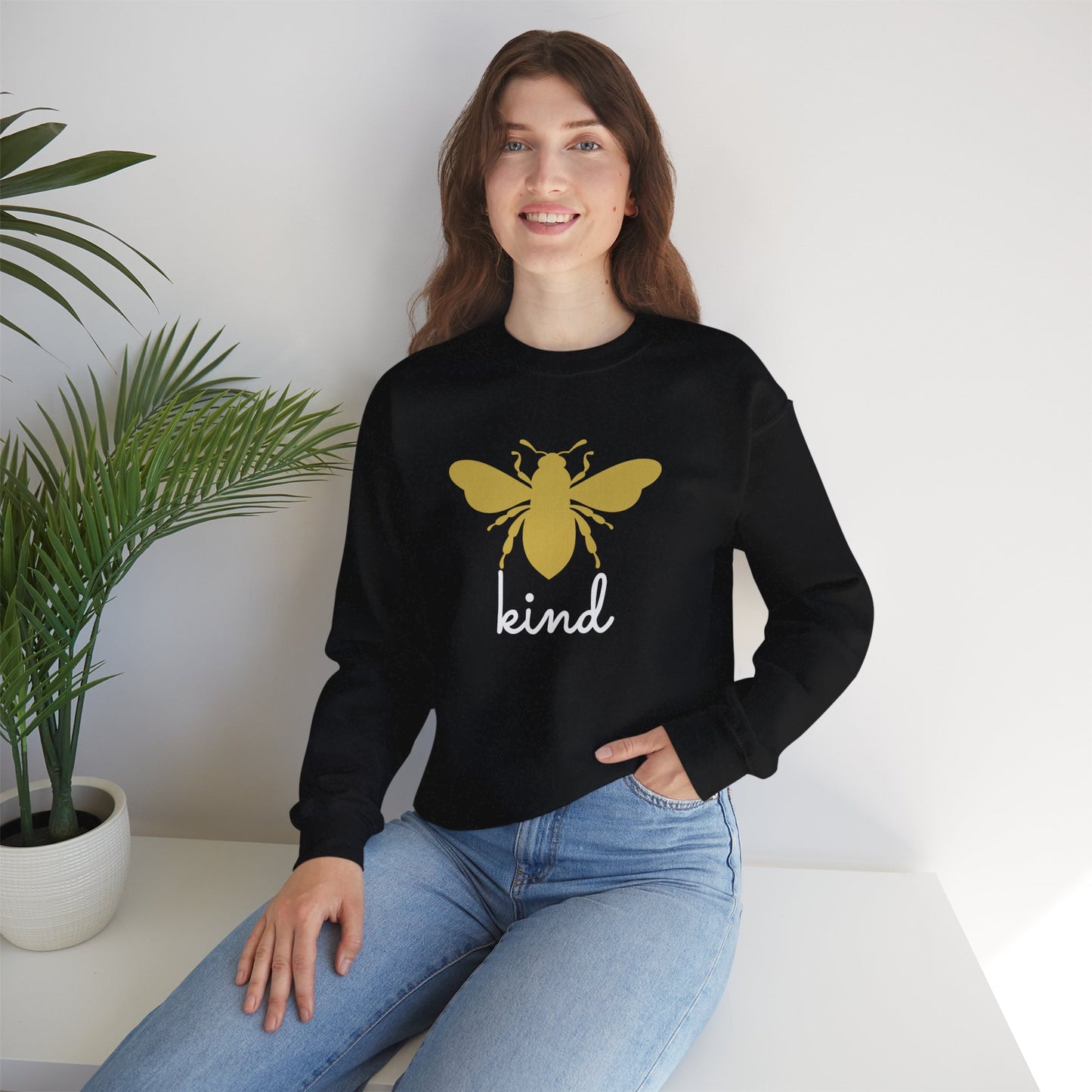 Bee Kind Crewneck Women Sweatshirt