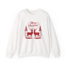 Christmas Reindeer Crewneck Unisex Sweatshirt
