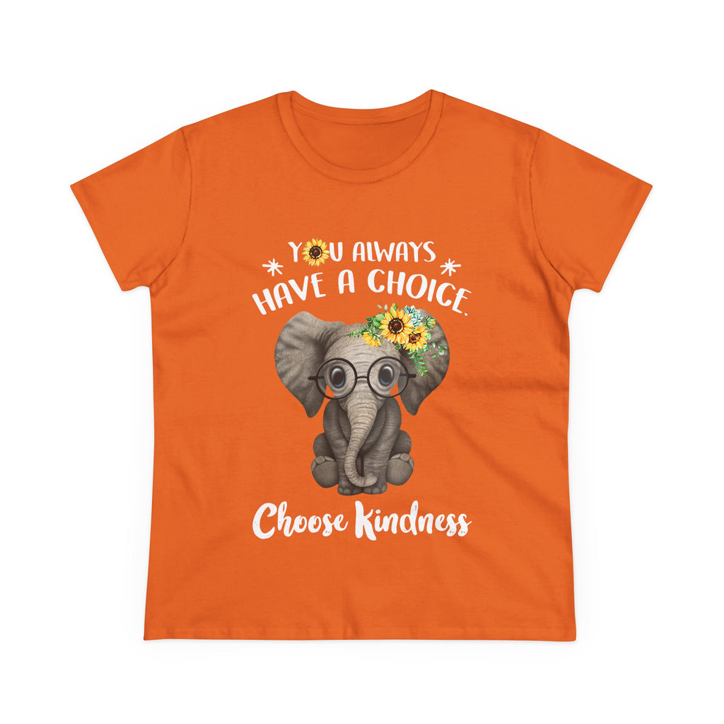 Choose Kindness Elephant Women T-Shirt