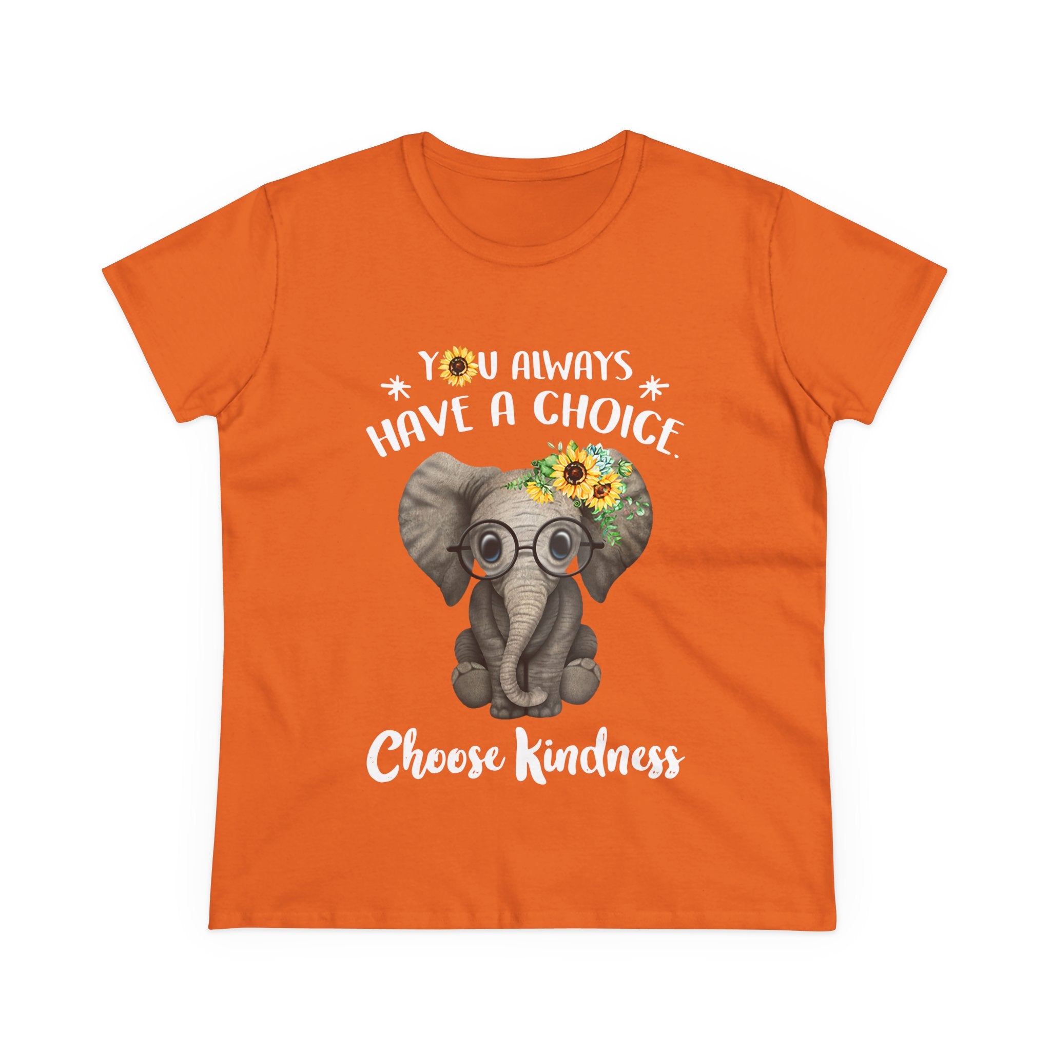 Choose Kindness Elephant Women T-Shirt